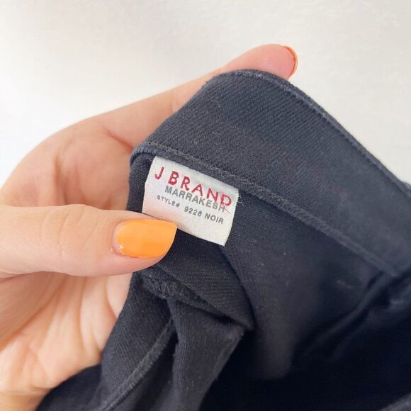 J. Brand Black Crop Wide Leg Denim Jeans Size 29 - Picture 7 of 9